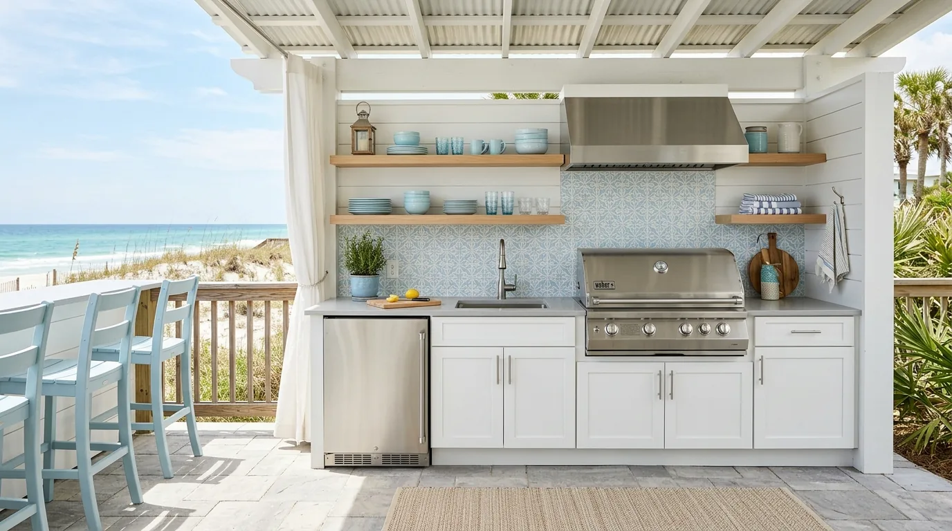 Use lighting that works for evening cooking